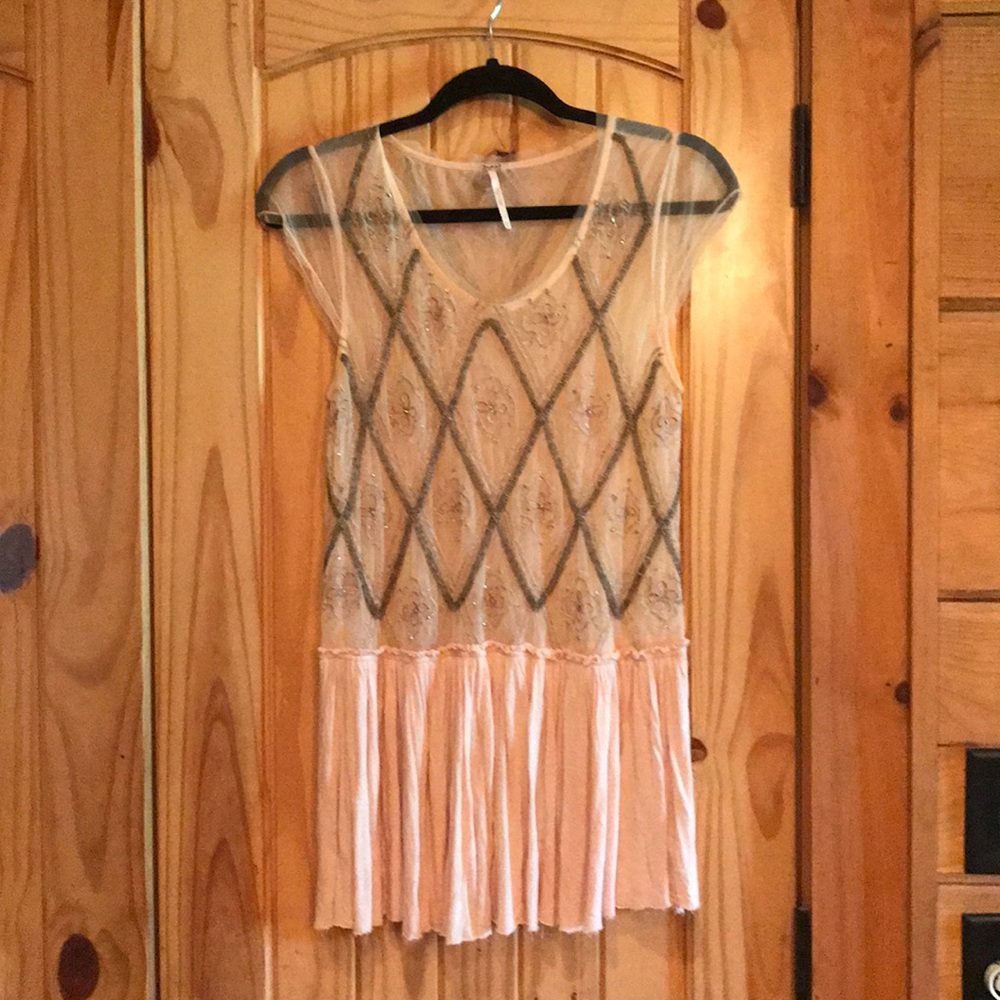 Free People sheer tunic